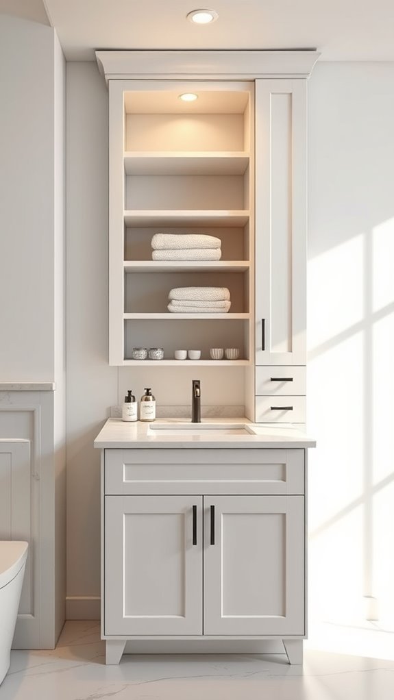 versatile bathroom storage solutions