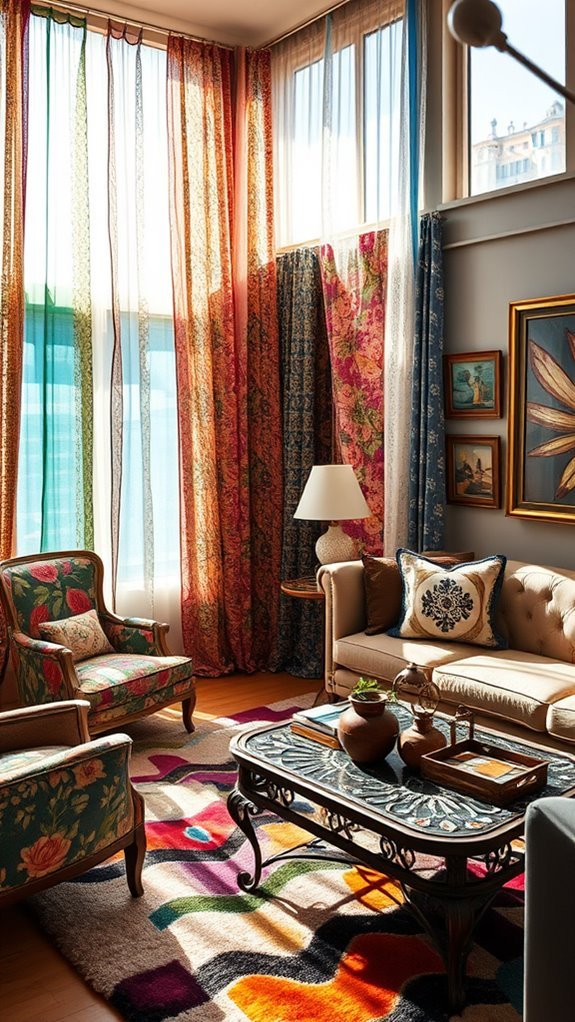 versatile curtain combinations available