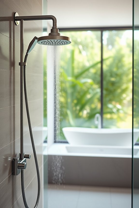 versatile dual shower experience