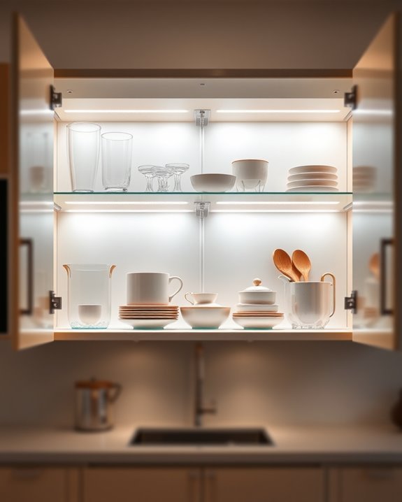versatile energy efficient cabinet lighting