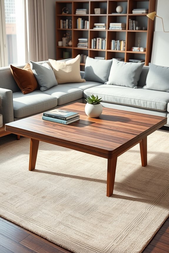versatile extendable coffee tables
