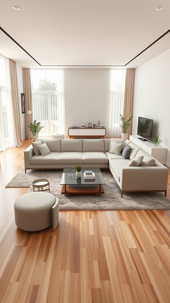 versatile l shaped sofa arrangement