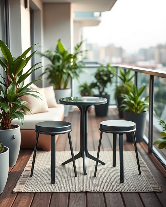 versatile lightweight space saving stools