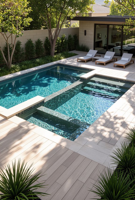 versatile multi depth pool design