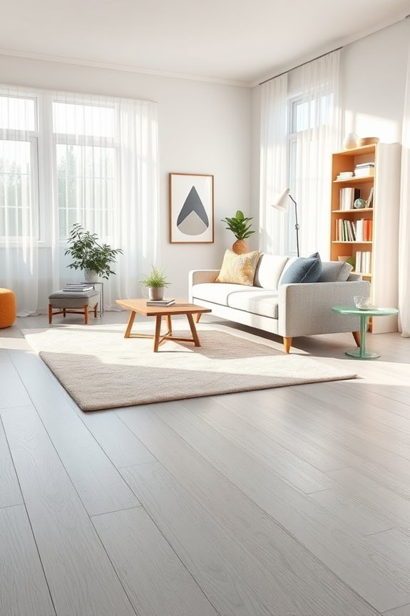 versatile painted wood floors