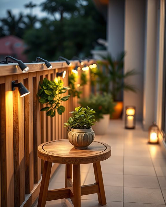 versatile portable balcony lighting