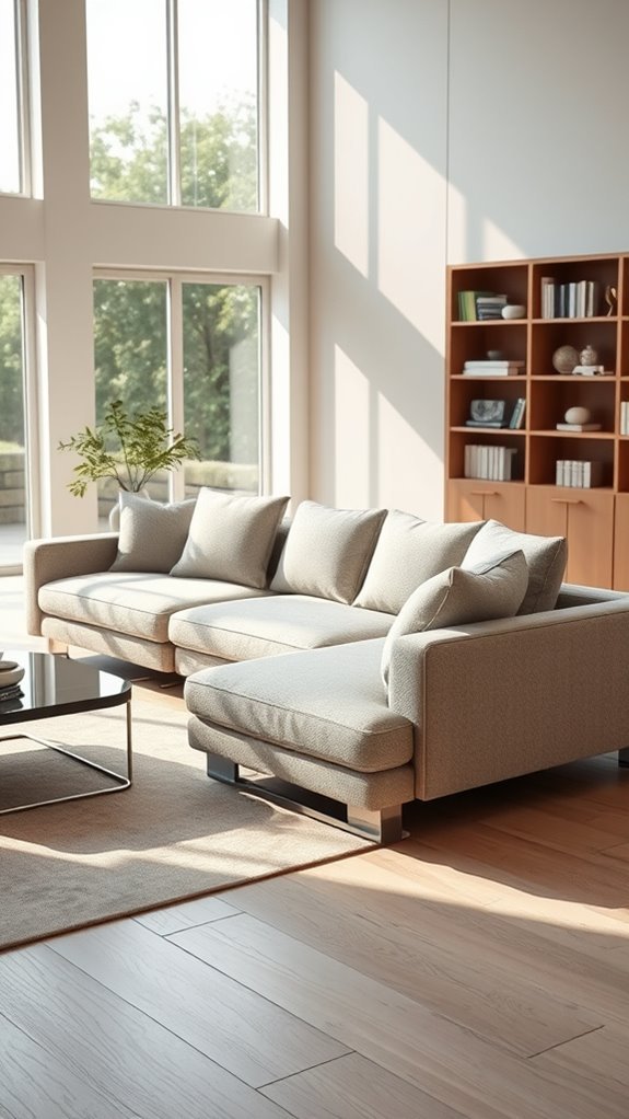 versatile reversible l shaped couches