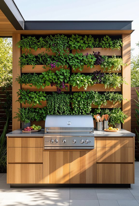 vertical edible living wall