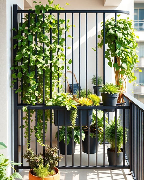 vertical garden balcony integration