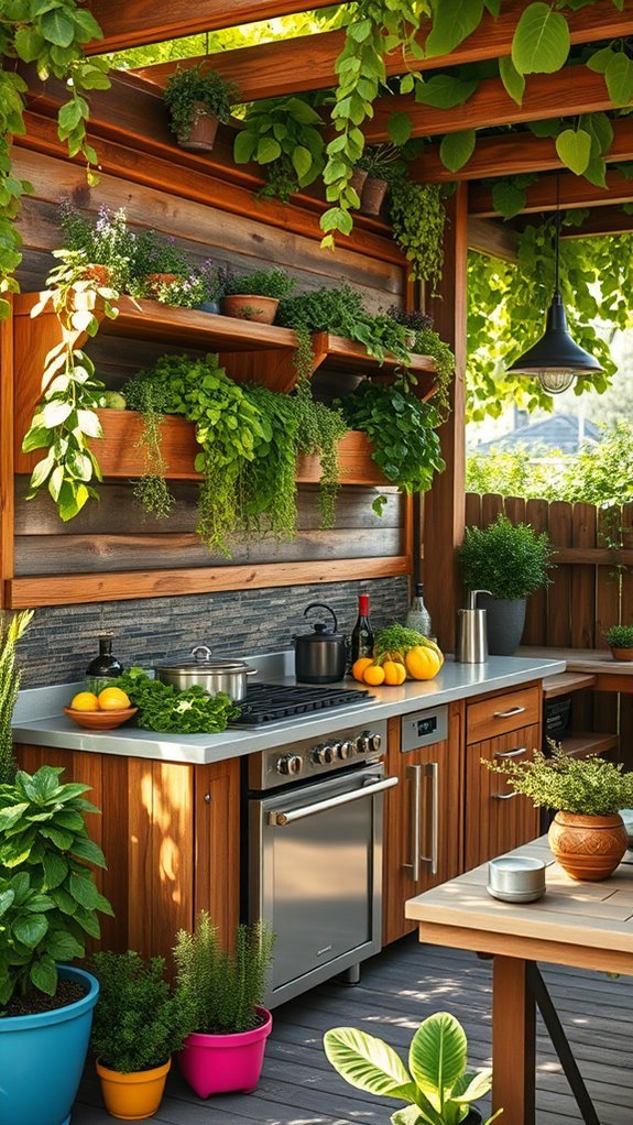 vertical garden cooking benefits