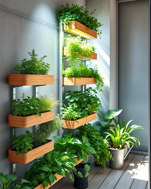 vertical garden led lighting