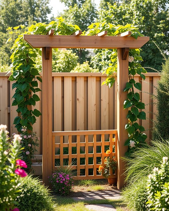 vertical garden support system