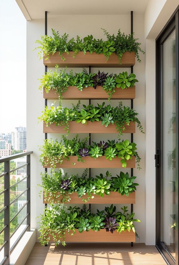 vertical gardens maximize space