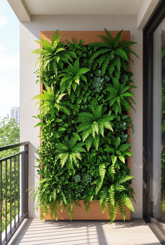 vertical living wall garden