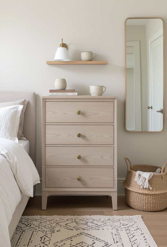 vertical narrow dresser efficiency