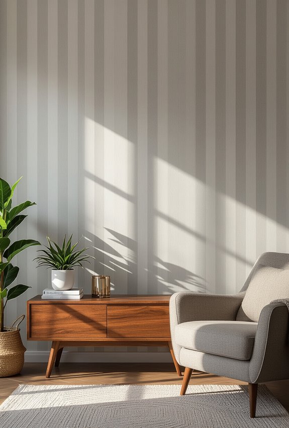 vertical narrow striped elongation