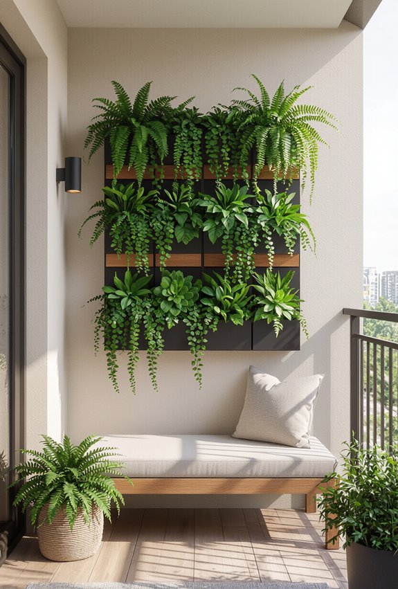 vertical planters maximize space