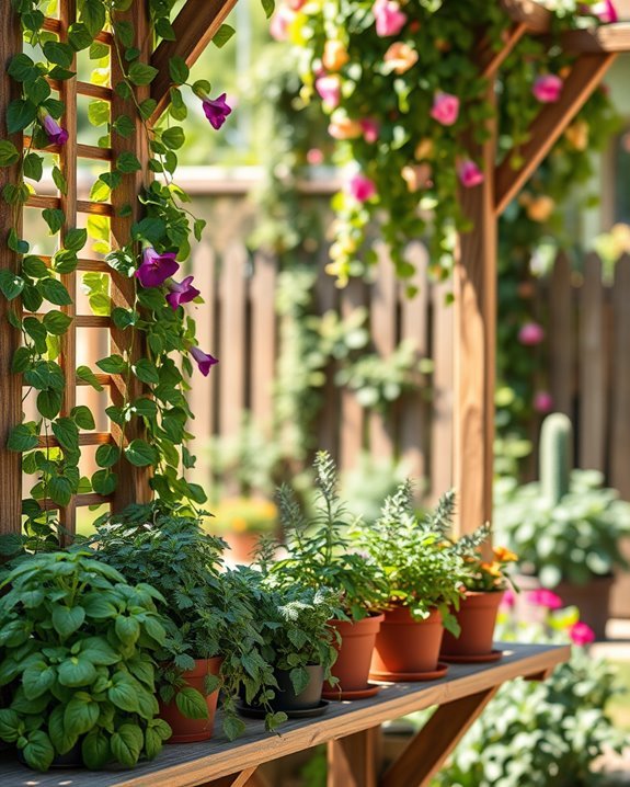 vertical planting for beauty