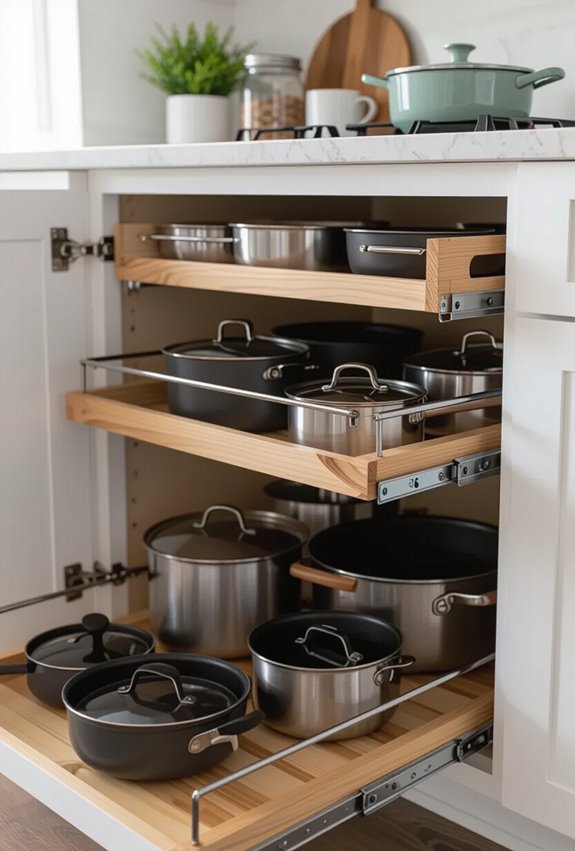 vertical racks for cookware