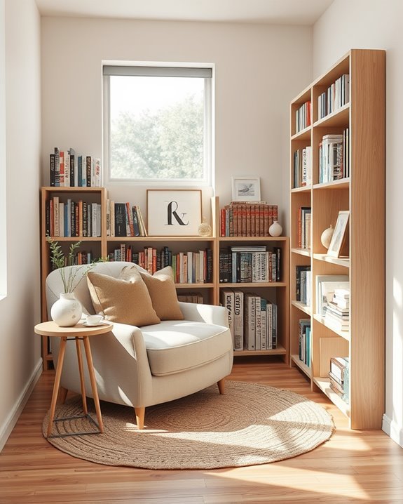 vertical shelving for books