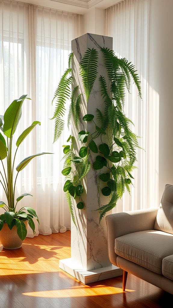 vertical support for plants