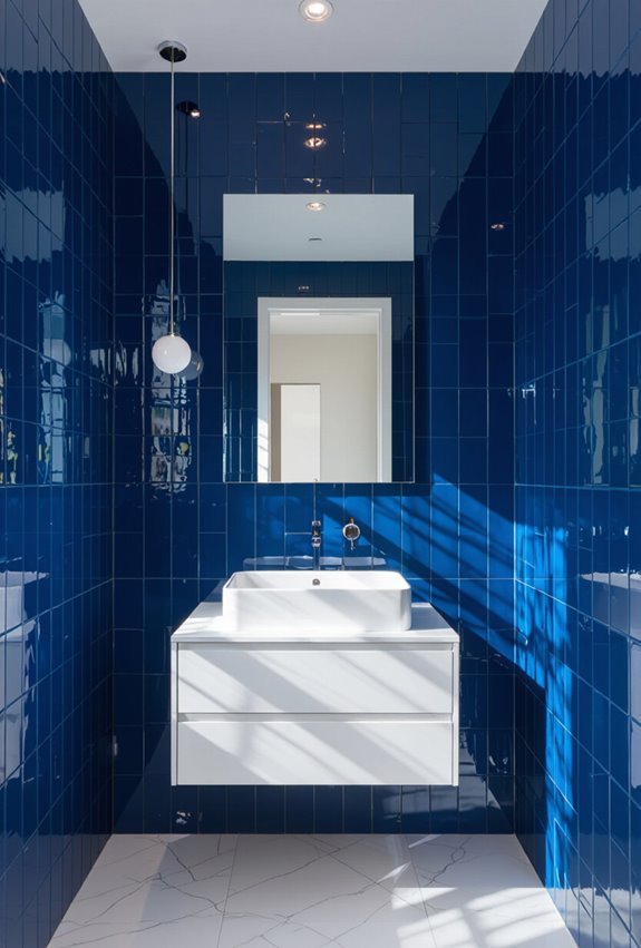 vertical tiles elevate visual height