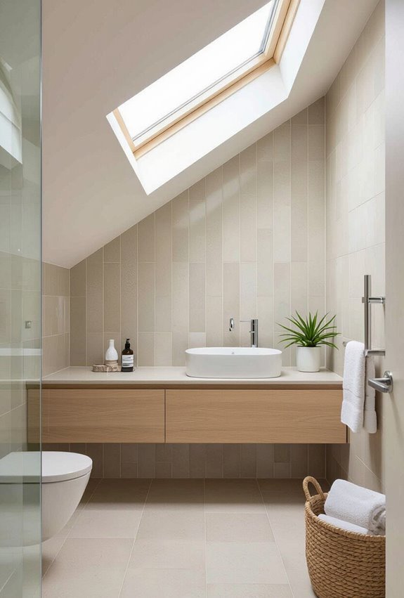 vertical tiles emphasize height