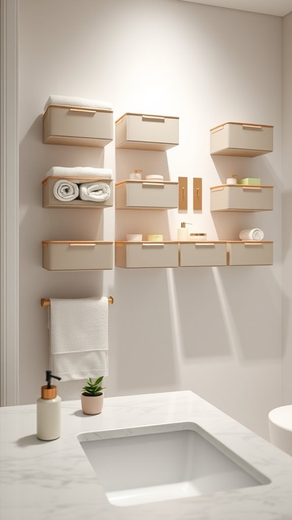 vertical wall mounted storage solutions