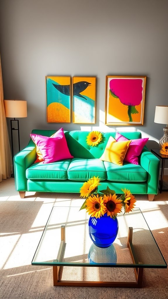 vibrant accent color details