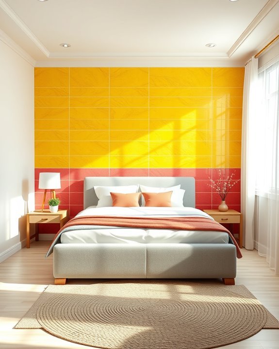 vibrant accent wall ideas