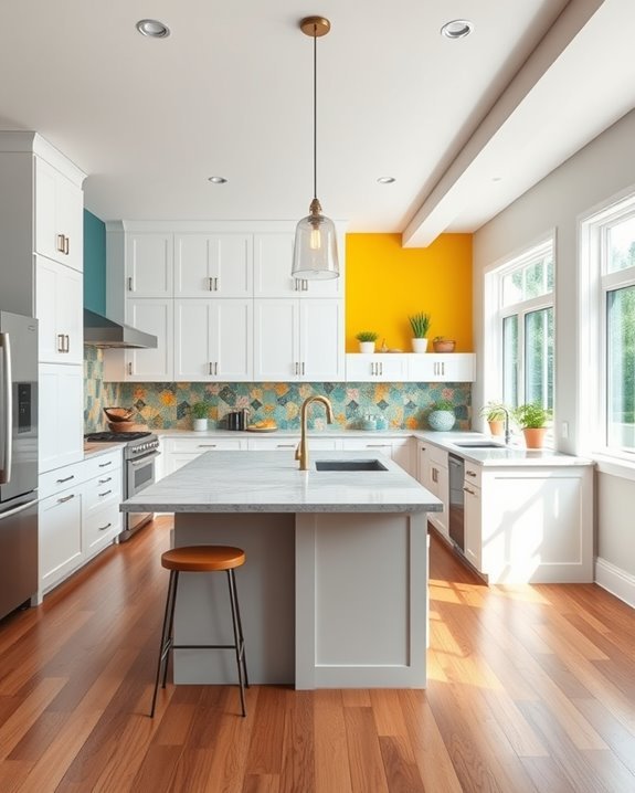 vibrant accent wall ideas