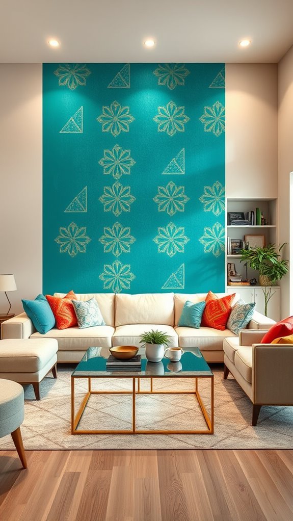 vibrant accent wall techniques