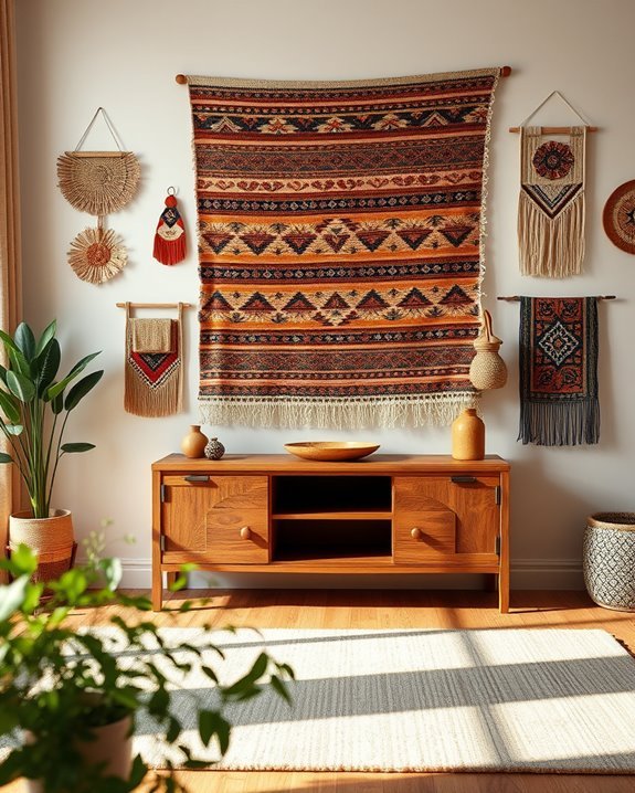 vibrant african textile art