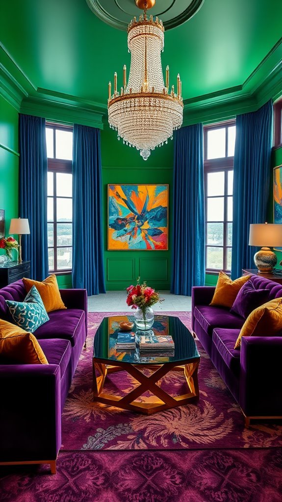 vibrant and striking hues