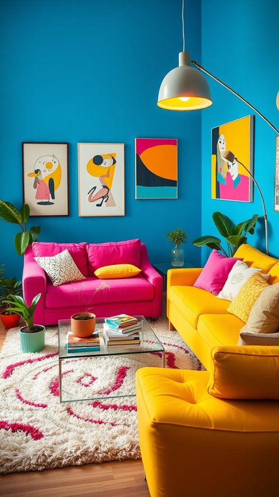 vibrant and striking hues