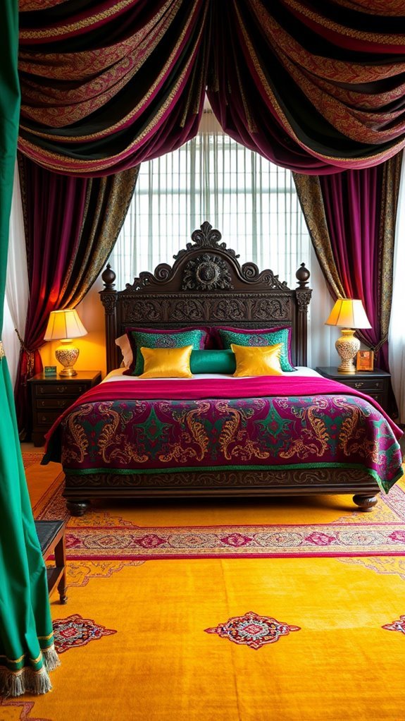 vibrant and striking textiles