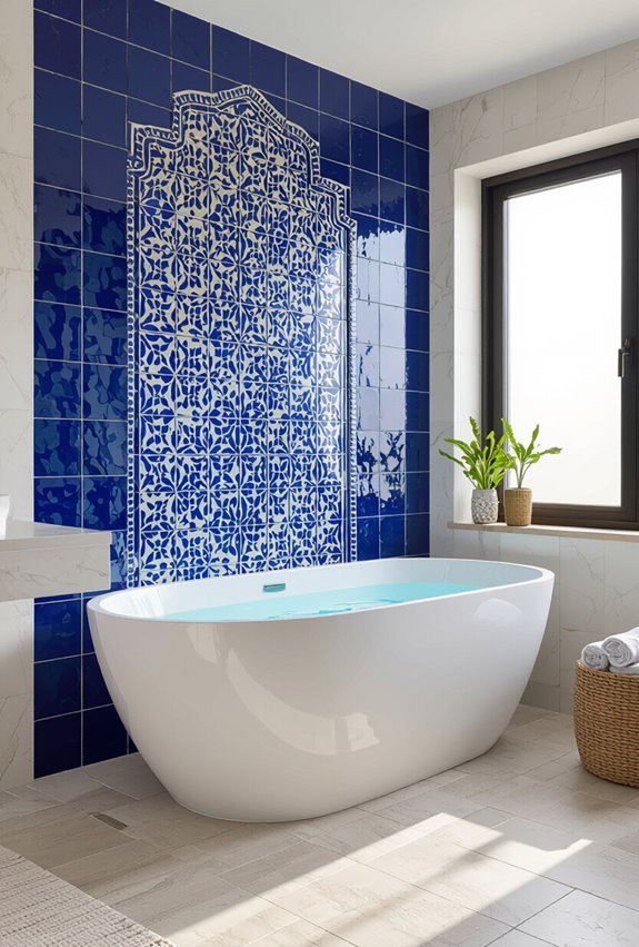 vibrant antique glazed tiles