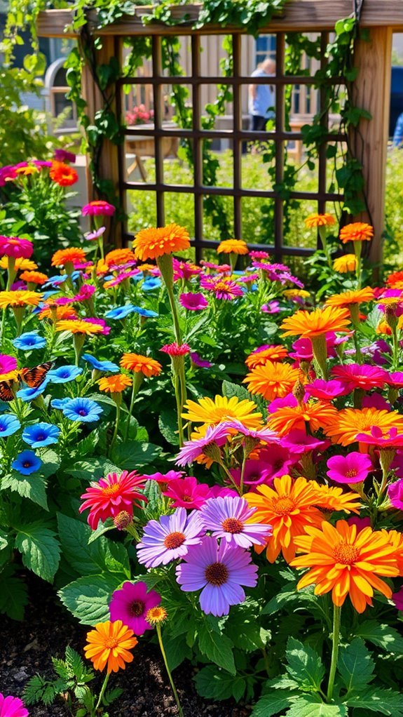 vibrant blooms for gardens