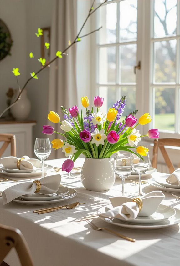 vibrant blooms with citrus