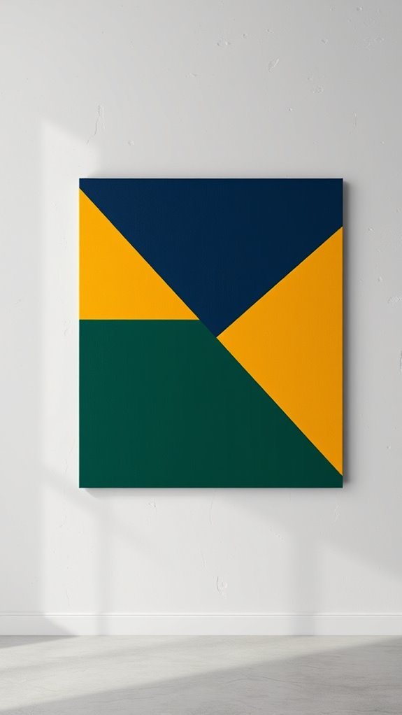 vibrant bold color blocks