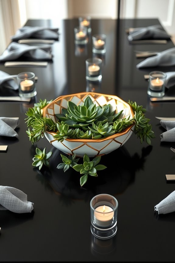 vibrant centerpiece bowl decor