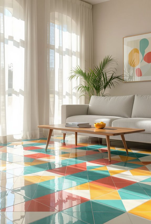 vibrant citrus ceramic tile pops