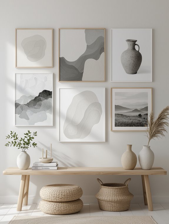 vibrant cohesive gallery design