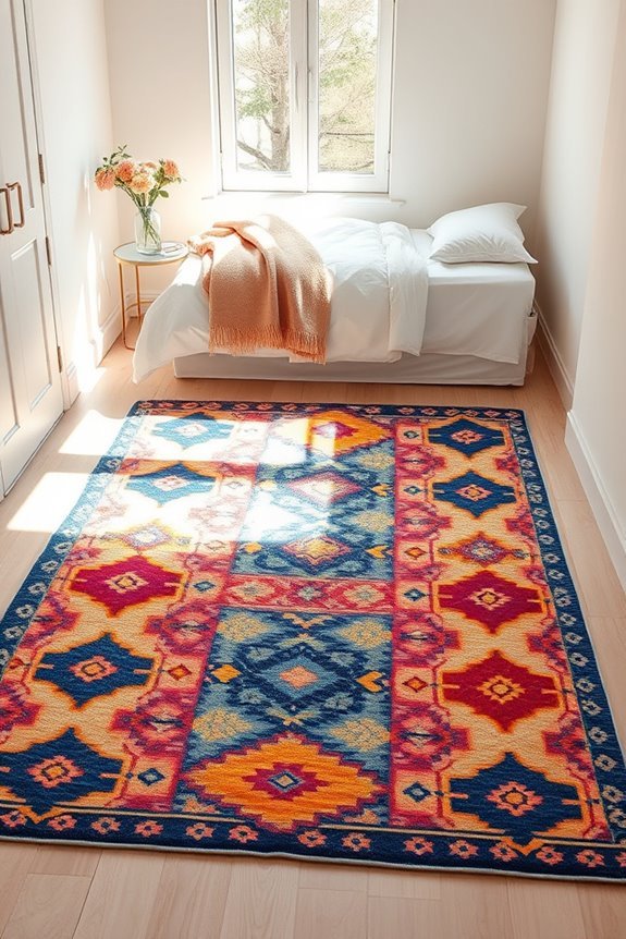 vibrant colorful area rugs