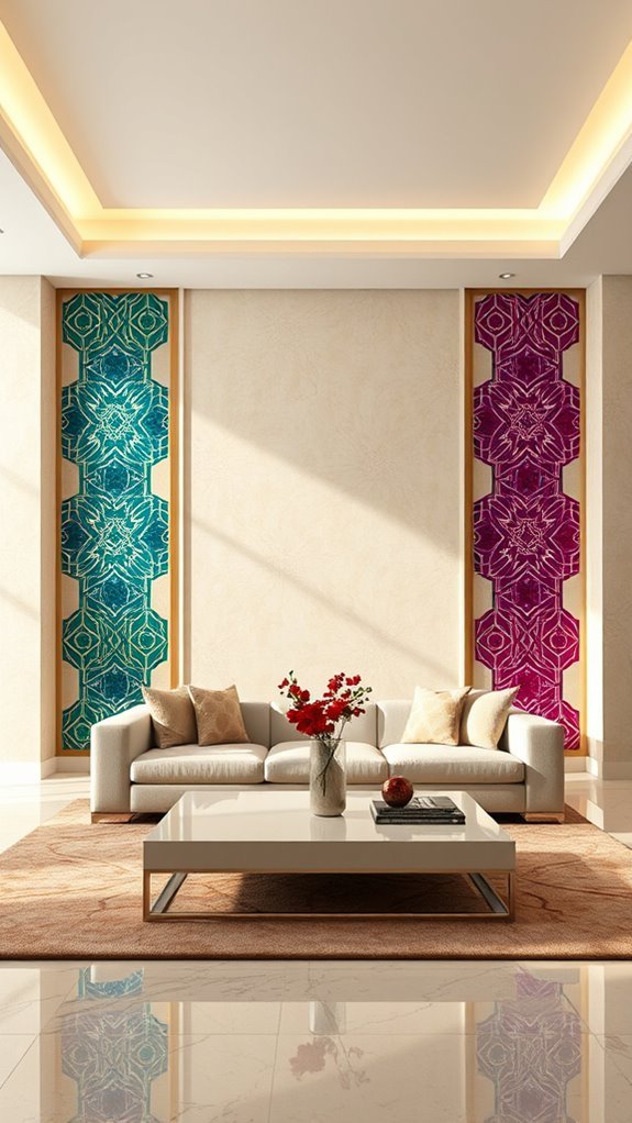 vibrant colors enhance spaces