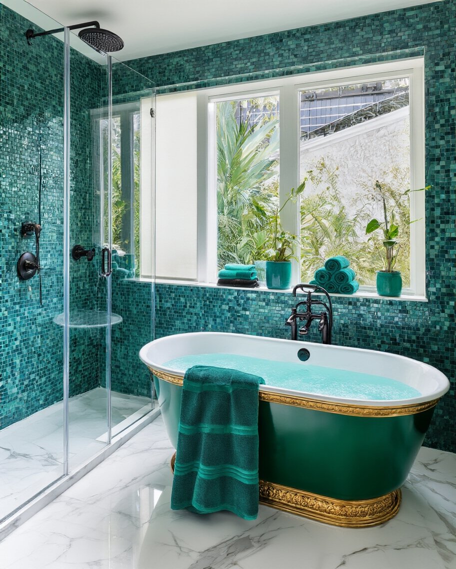 vibrant colors stylish contrast