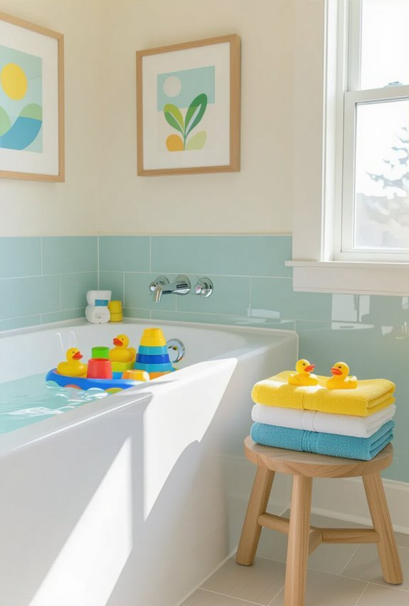 vibrant contrasting colors excite kids