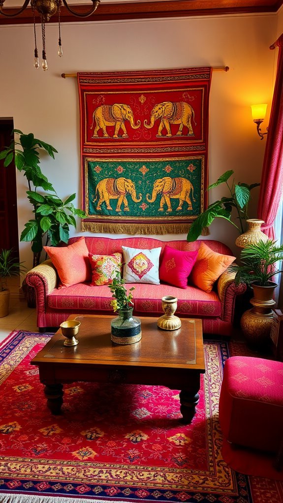 vibrant cultural home accents