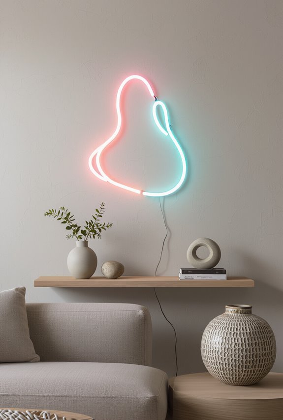 vibrant customizable neon accentation