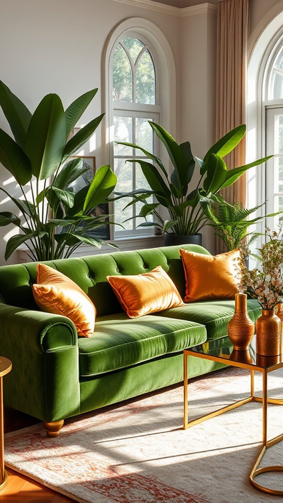 vibrant decorative cushion set